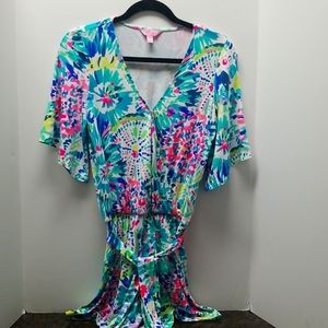 Lilly Pulitzer Multi Color Romper Sz S